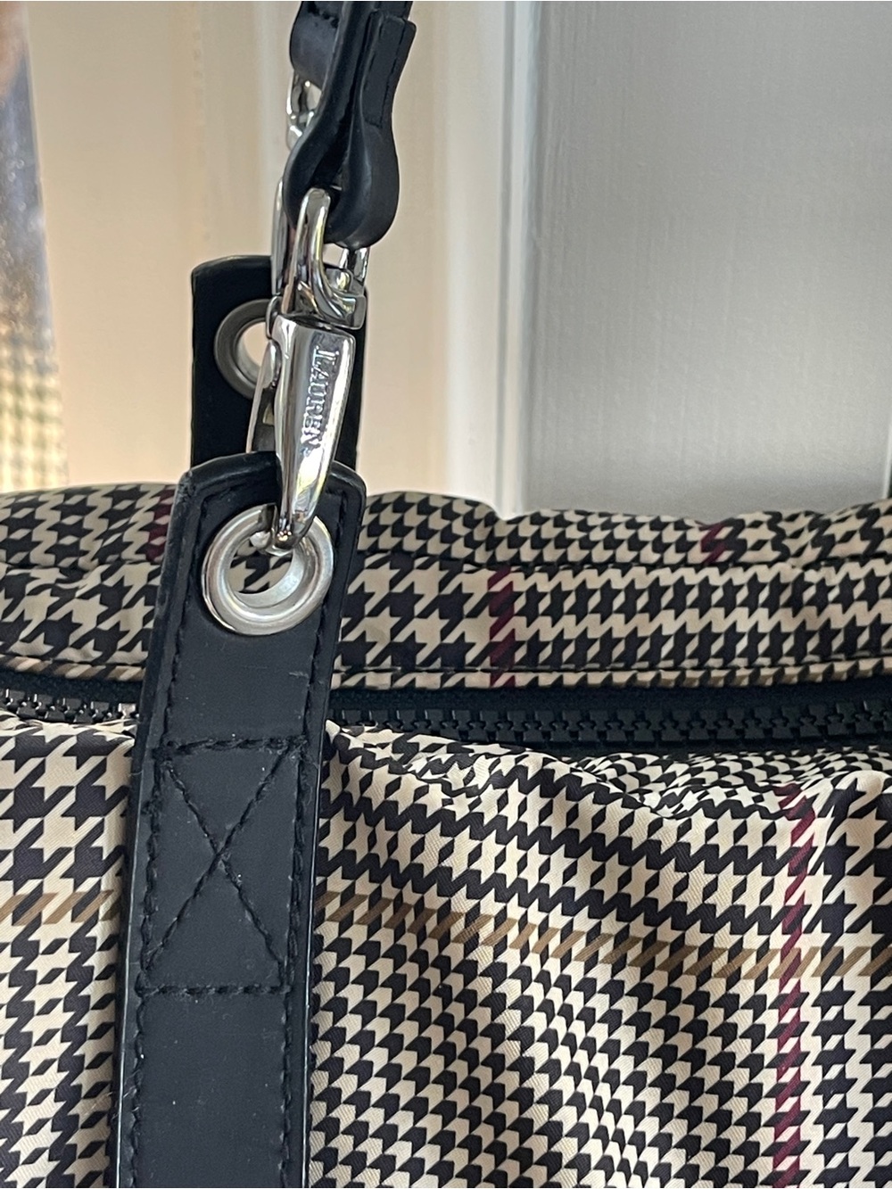 Ralph Lauren houndstooth bag - Picture 3 of 5